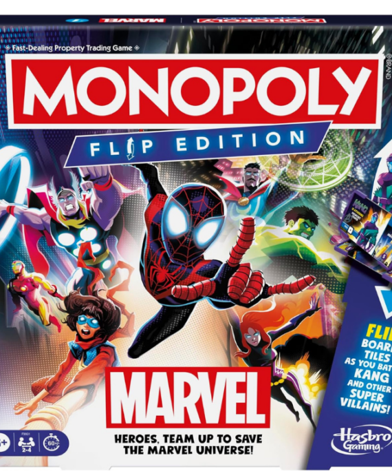 Monopoly Flip Edition: Marvel Board Game