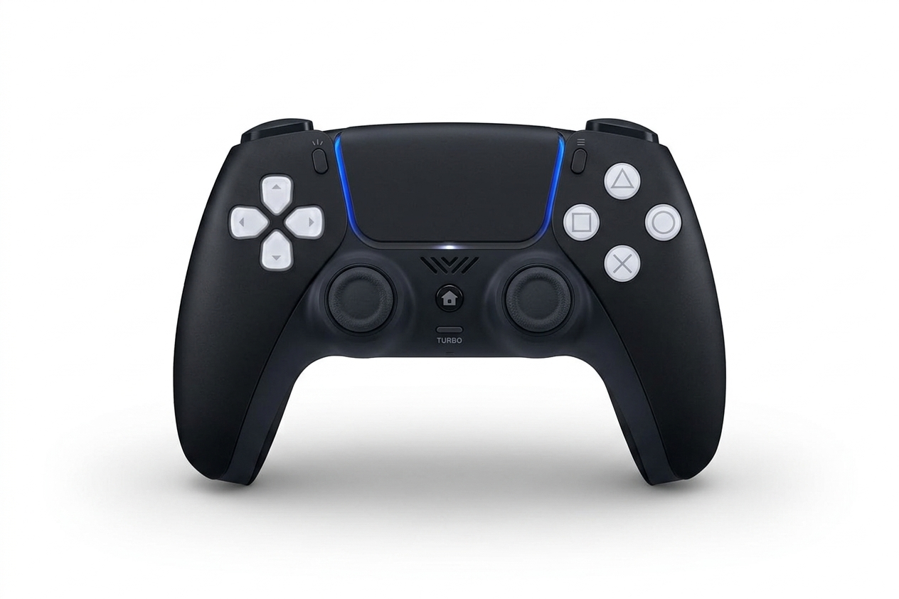 Wireless Controller for PS5 with RGB LED,TURBO, Dual Vibration