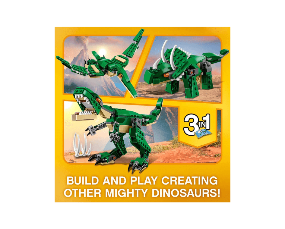 LEGO 31058 Creator Mighty Dinosaurs Toy, 3 in 1 Model - Image 2